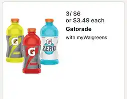 Walgreens Gatorade offer