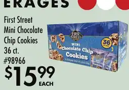 Smart & Final First Street Mini Chocolate Chip Cookies offer