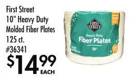Smart & Final First Street 10 Heavy Duty Molded Fiber Plates offer