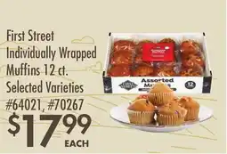 Smart & Final First Street Individually Wrapped Muffins offer