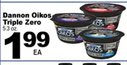Superior Grocers Dannon Oikos Triple Zero offer
