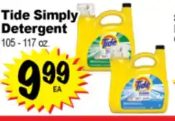 Superior Grocers Tide Simply Detergent offer