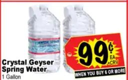 Superior Grocers Crystal Geyser Spring Water offer