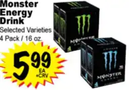 Superior Grocers Monster Energy Drink offer