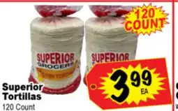 Superior Grocers Superior Tortillas offer