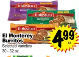 Superior Grocers El Monterey Burritos offer