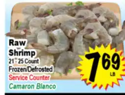 Superior Grocers Raw Shrimp offer