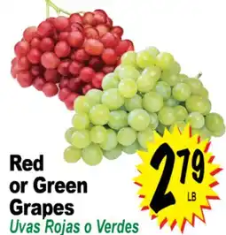 Superior Grocers Red or Green Grapes offer