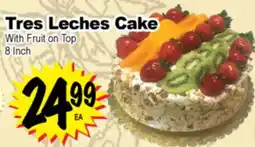 Superior Grocers Tres Leches Cake With Fruit on Top offer