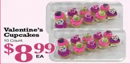 Superior Grocers Valentine's Cupcakes offer