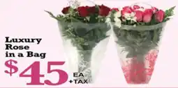 Superior Grocers Luxury Rose in a Bag offer