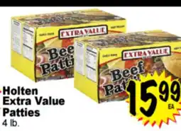 Superior Grocers Holten Extra Value Patties offer