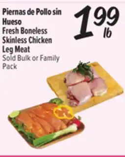 El Super Fresh Fresh Boneless Skinless Chicken Leg Meat offer