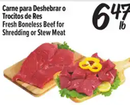 El Super Fresh Fresh Boneless Beef for Shredding or Stew Meat offer