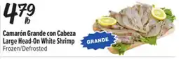 El Super Fresh Large Head-On White Shrimp offer