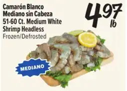 El Super Fresh Medium White Shrimp Headless offer