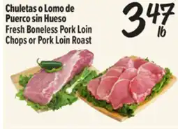 El Super Fresh Fresh Boneless Pork Loin Chops or Pork Loin Roast offer