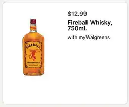 Walgreens Fireball Whisky offer