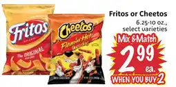 Foodmaxx Fritos or Cheetos offer