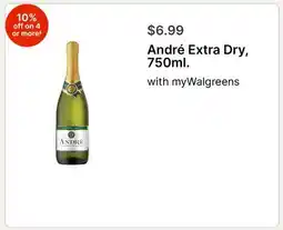 Walgreens André Extra Dry, 750ml offer