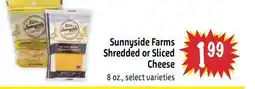 Foodmaxx Sunnyside Farms Shredded or Sliced Cheese offer