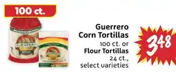 Foodmaxx 100 ct. Guerrero Corn Tortillas 100 ct. or Flour Tortillas 24 ct offer