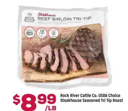 Grocery Outlet Rock River Cattle Co. USDA Choice Steakhouse Seasoned Tri Tip Roast offer