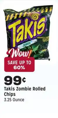 Grocery Outlet Zombie Rolled Chips offer