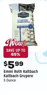 Grocery Outlet Kaltbach Gruyere offer