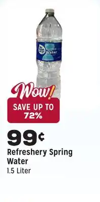 Grocery Outlet Spring Water offer