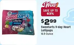 Grocery Outlet V-day Heart Lollipops offer