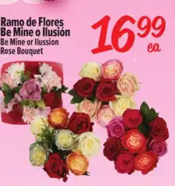 El Super Be Mine or Ilussion Rose Bouquet offer