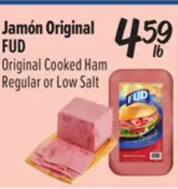 El Super Original Cooked Ham Regular or Low Salt offer