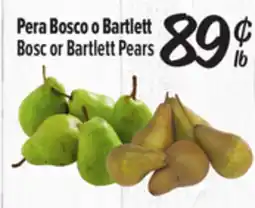 El Super Bosc or Bartlett Pears offer
