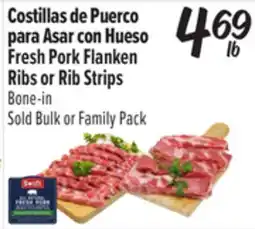 El Super Fresh Pork FlankenRibs or Rib Strips offer