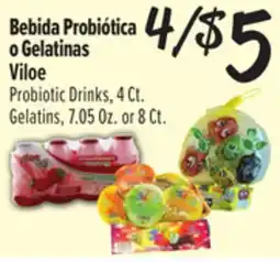 El Super Probiotic Drinks, 4Ct. Gelatins, 7.05Oz. or 8Ct offer