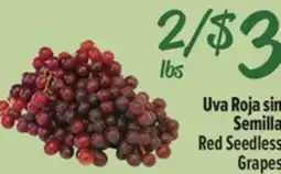 El Super Red Seedless Grapes offer