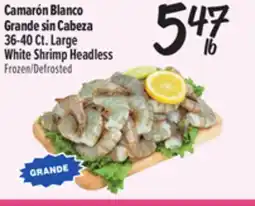 El Super 36-40Ct. Large White Shrimp Headless offer