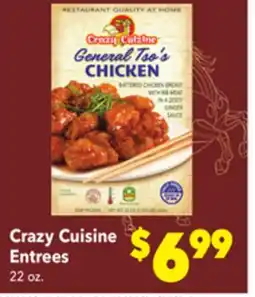 Vallarta Supermarkets Crazy Cuisine Entrees offer