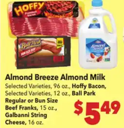 Vallarta Supermarkets Almond Breeze Almond Milk offer