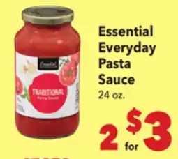 Vallarta Supermarkets Essential Everyday Pasta Sauce offer