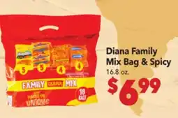 Vallarta Supermarkets Diana Family Mix Bag & Spicy offer