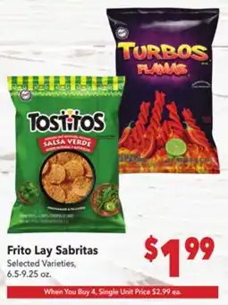 Vallarta Supermarkets Frito Lay Sabritas offer