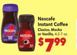 Vallarta Supermarkets Nescafe Instant Coffee offer