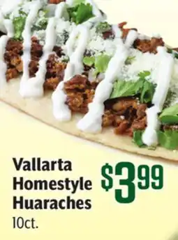 Vallarta Supermarkets Vallarta Homestyle Huaraches offer