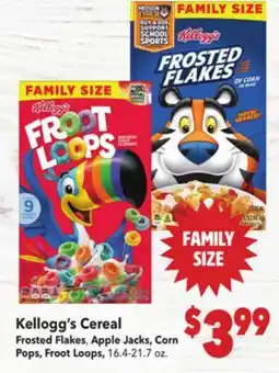 Vallarta Supermarkets Kellogg's Cereal offer
