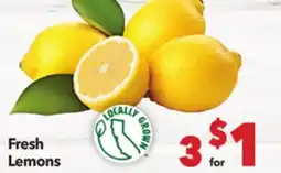Vallarta Supermarkets Fresh Lemons offer