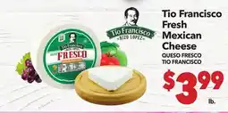 Vallarta Supermarkets Tio Francisco Fresh Mexican Cheese / QUESO FRESCO TIO FRANCISCO offer