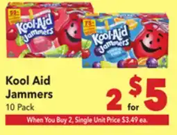 Vallarta Supermarkets Kool Aid Jammers offer