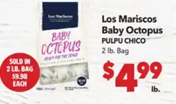 Vallarta Supermarkets Los Mariscos Baby Octopus / PULPU CHICO offer